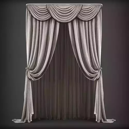 Curtain 3D model 239