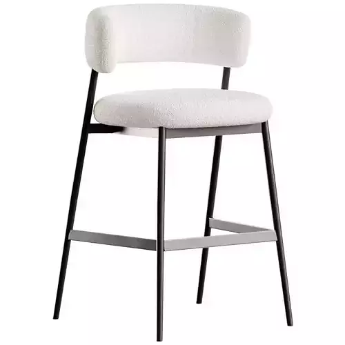 Bar Stool Folsom By Eichholtz Low-poly 3D model 5