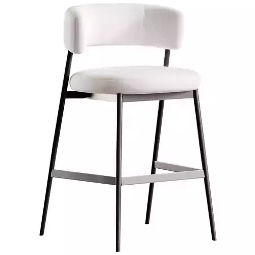 Bar Stool Folsom By Eichholtz Low-poly 3D model 3