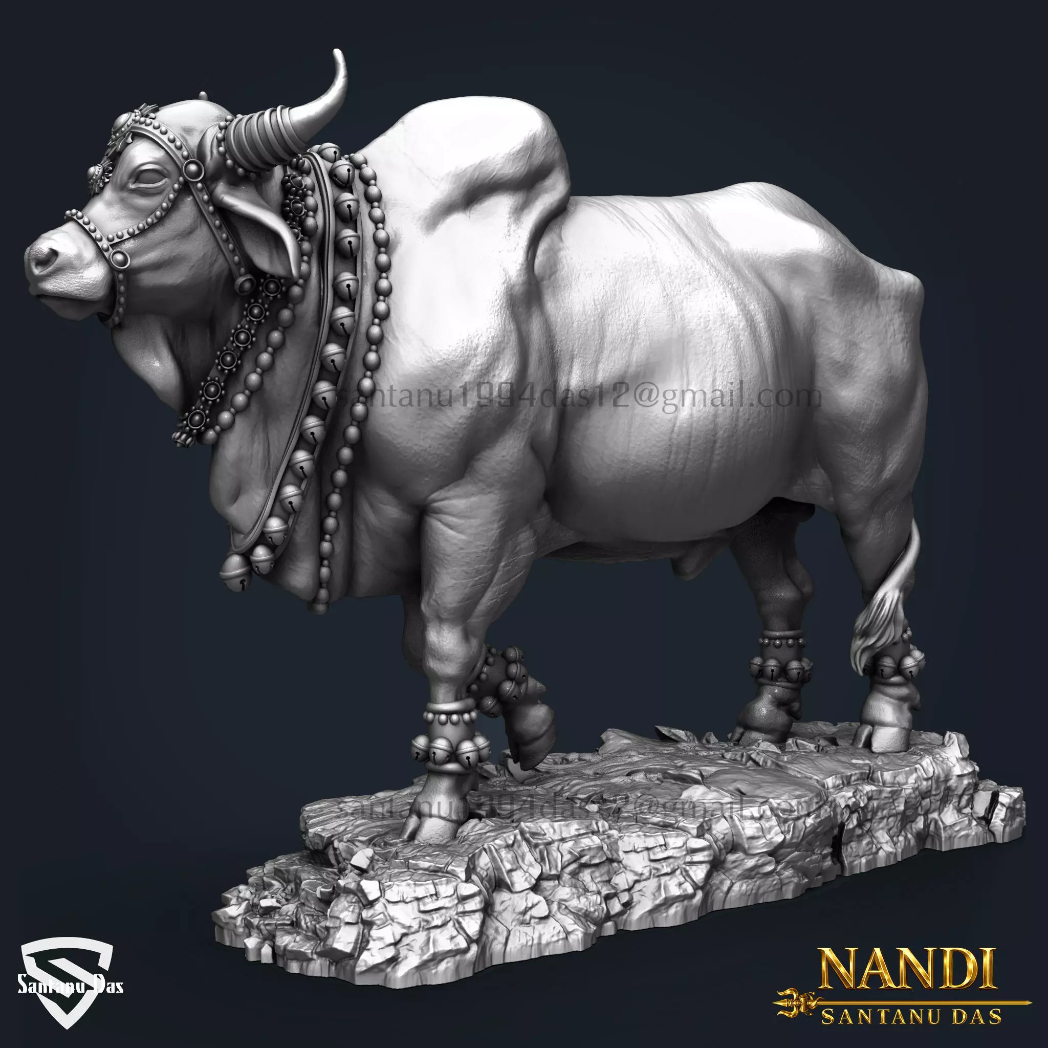 Nandi Decorated 3D print model