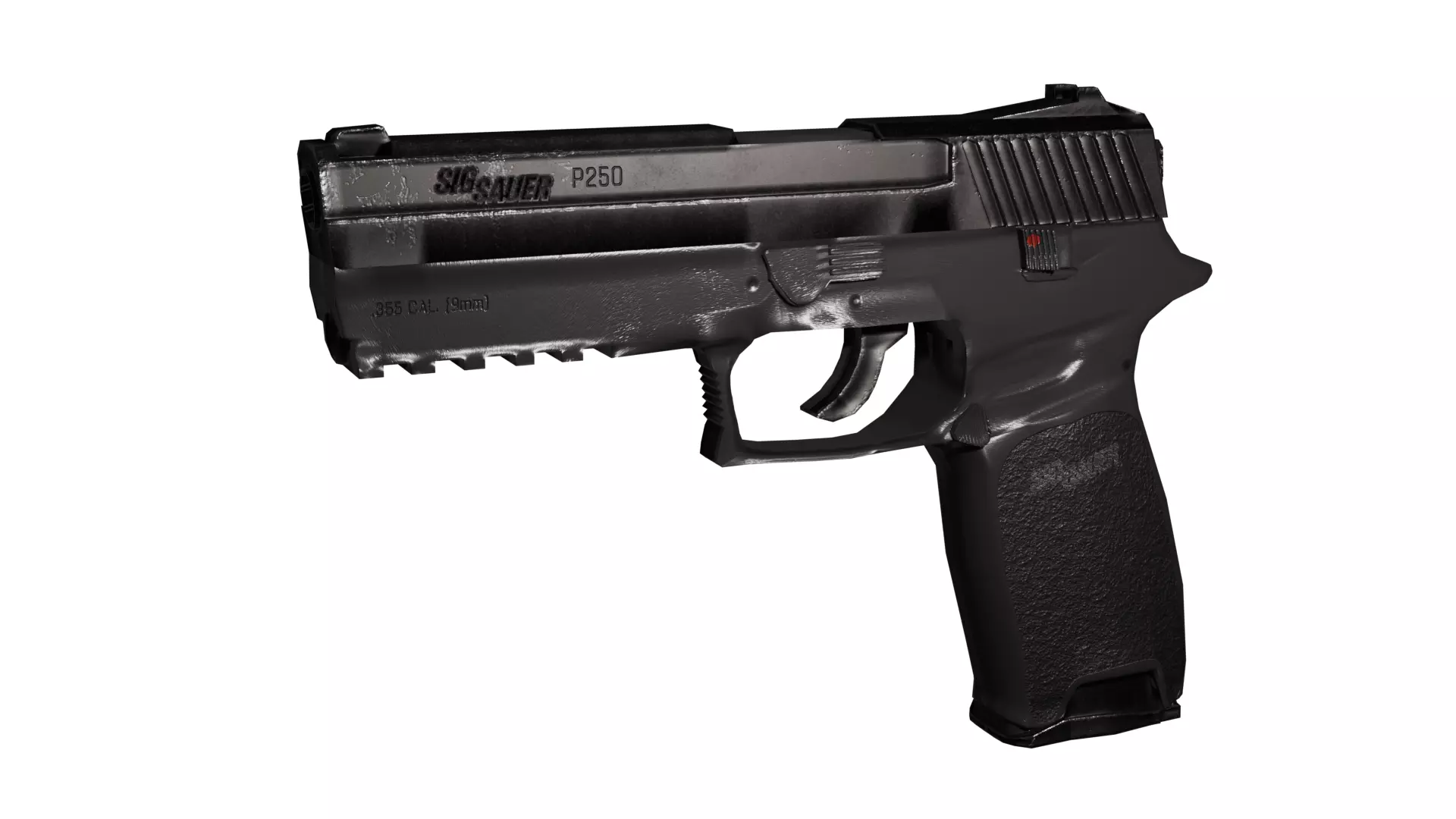 P250 Pistol Low-poly 3D model