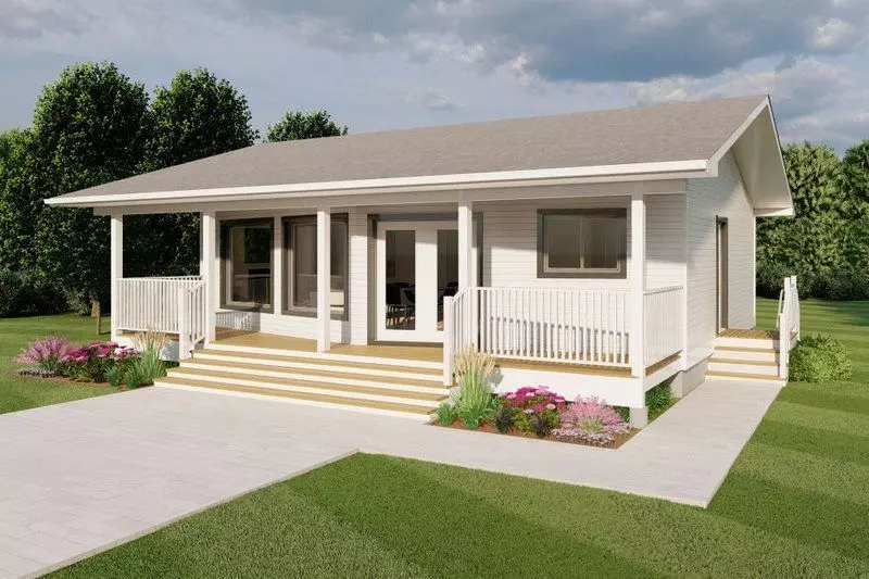 The Minimalist Retreat A Modern Concept 3D model