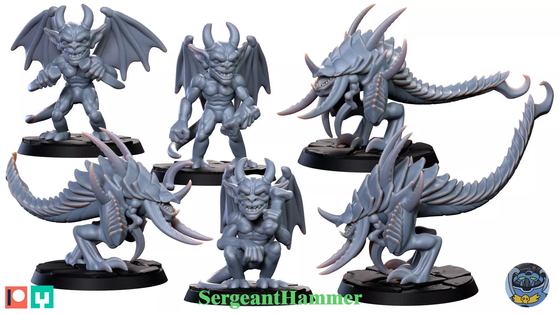 Lesser Demons and Void Creatures 3D print model