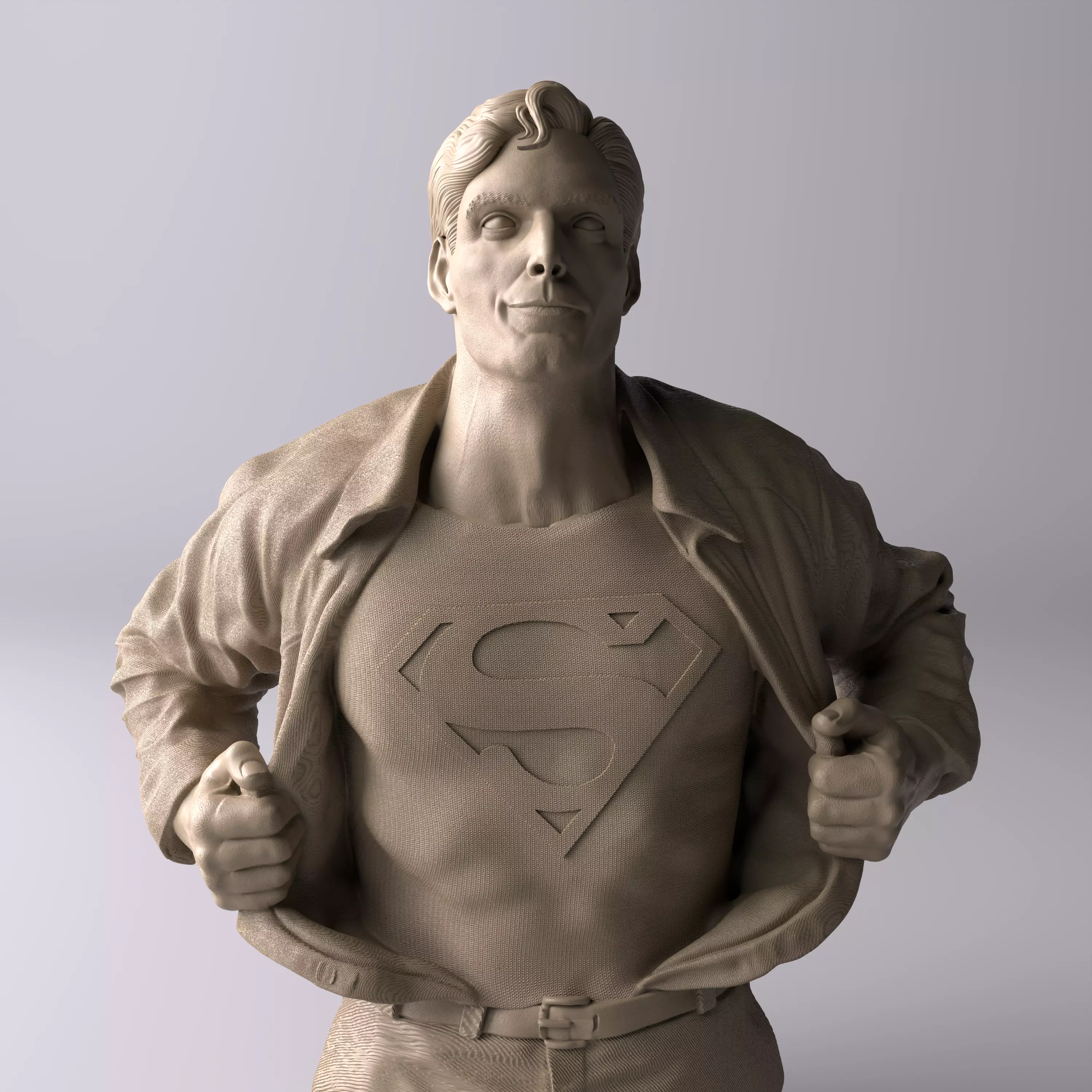 Christopher Reeve as Superman Premium Statue Collectible Figure 3D print model