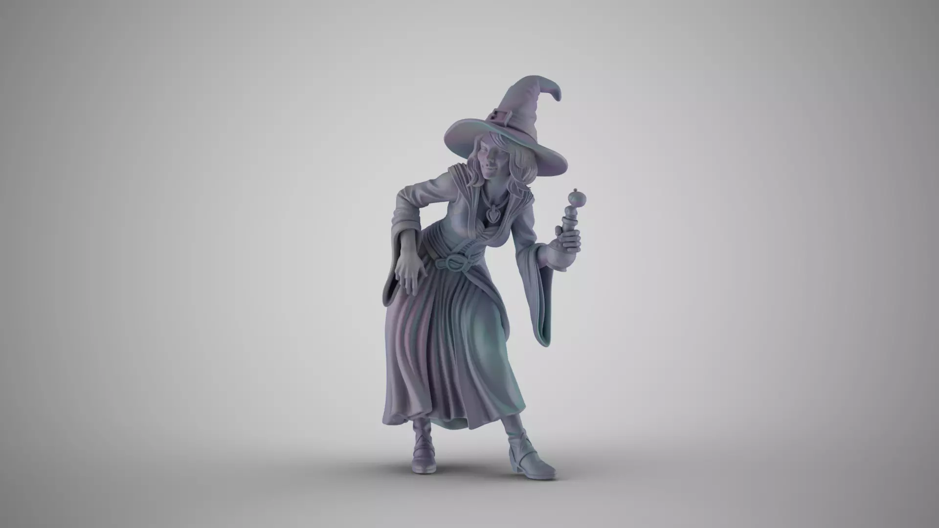 Strange Wizard Woman 3D print model