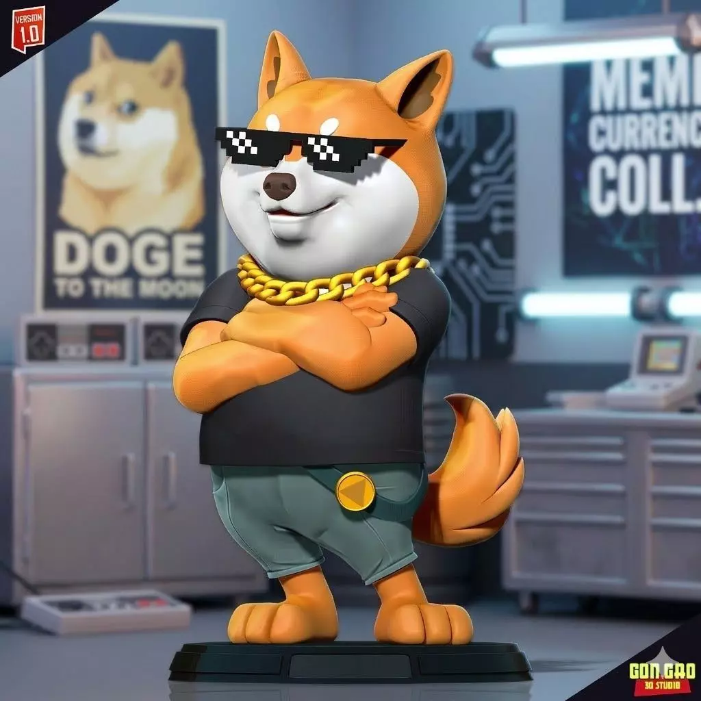 Thug Shiba 3D print model