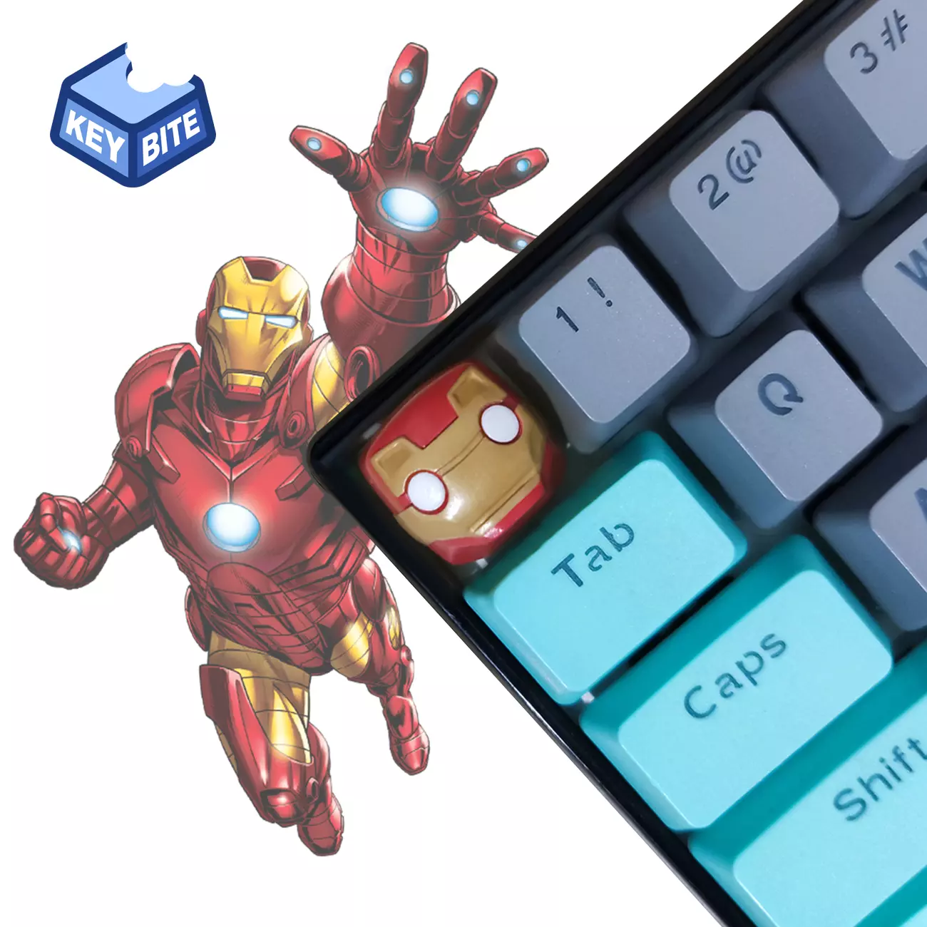 Iron Man - Keycap for Mechanical Keyboard Free 3D print model