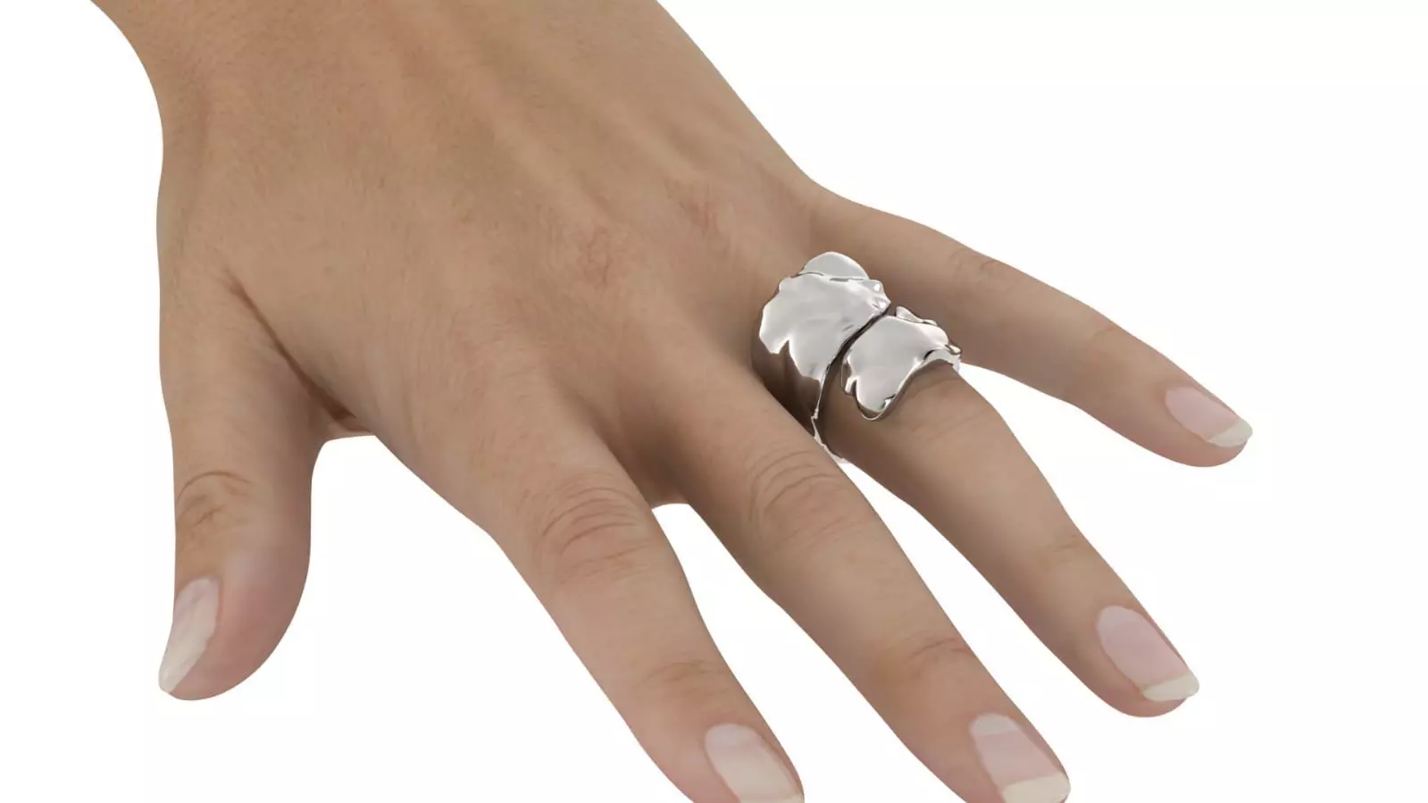 Q-pot Melty Melt Ring Free low-poly 3D model
