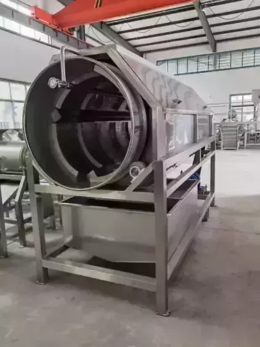 Rotary Vegetable and Fruit Drum Washing Machine  3D model 3