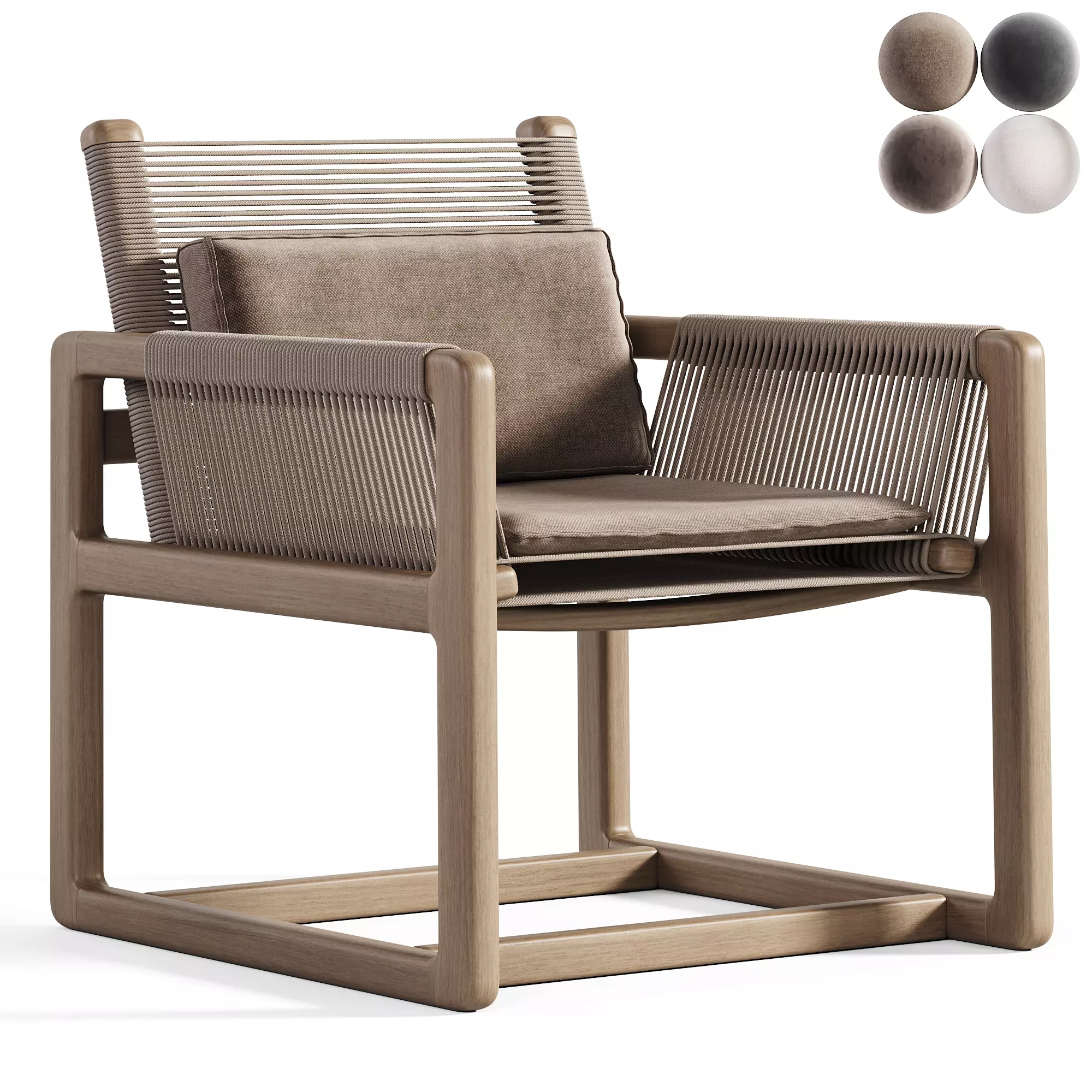 Easy Chair Carlo 3D model