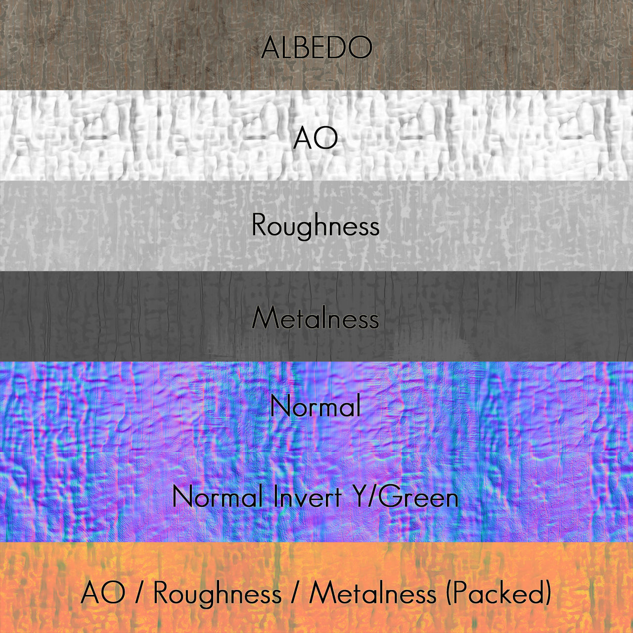 Low Poly Ashes Tree Low-poly 3D model_7