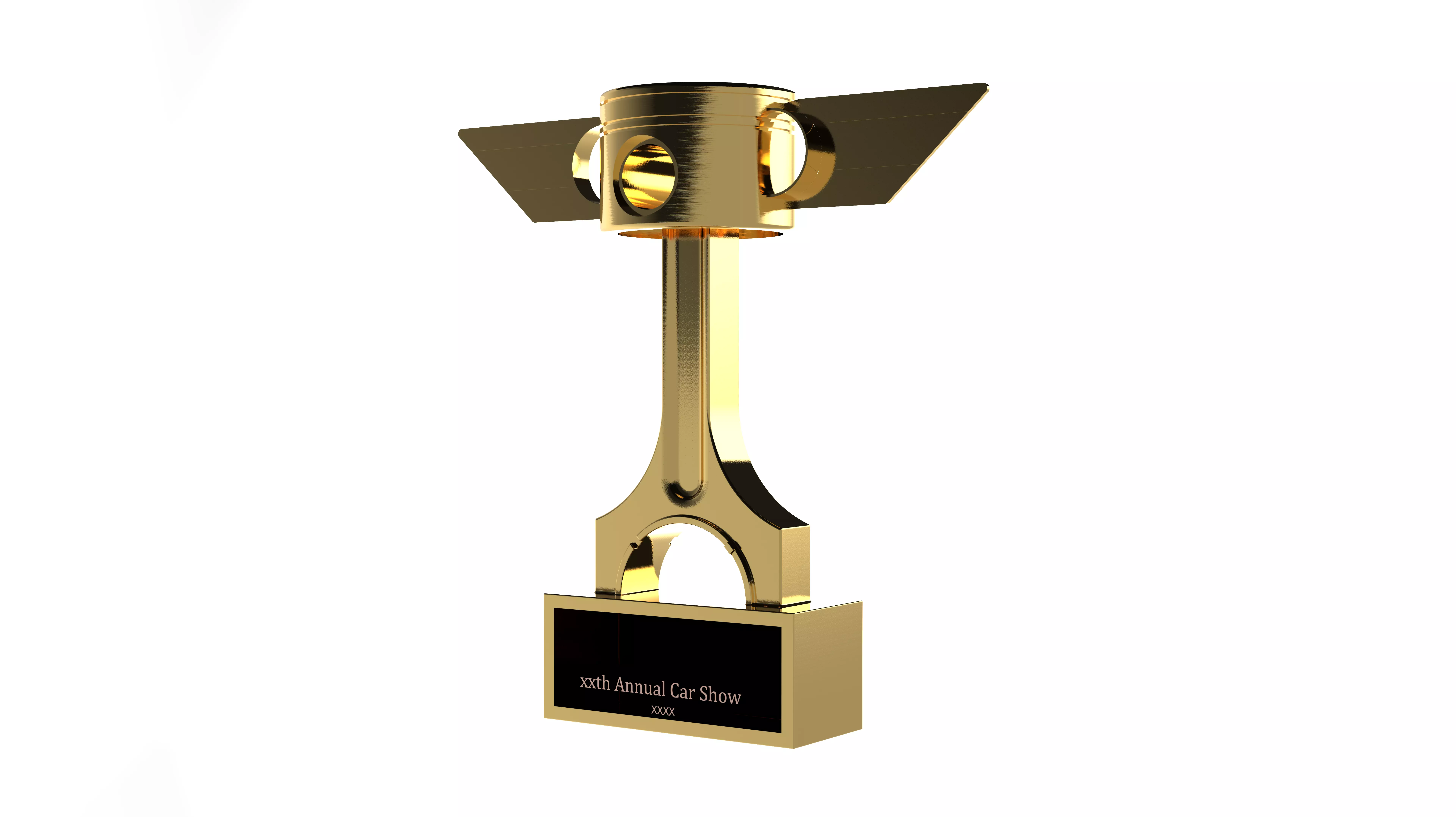 PistonWing Performance Trophy Free low-poly 3D model