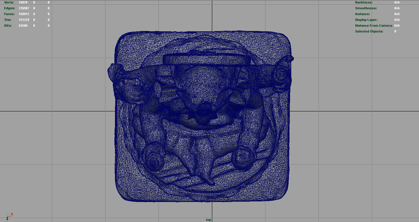 Ganesh Elephant Low-poly 3D model_10