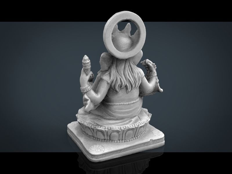 Ganesh Elephant Low-poly 3D model_22