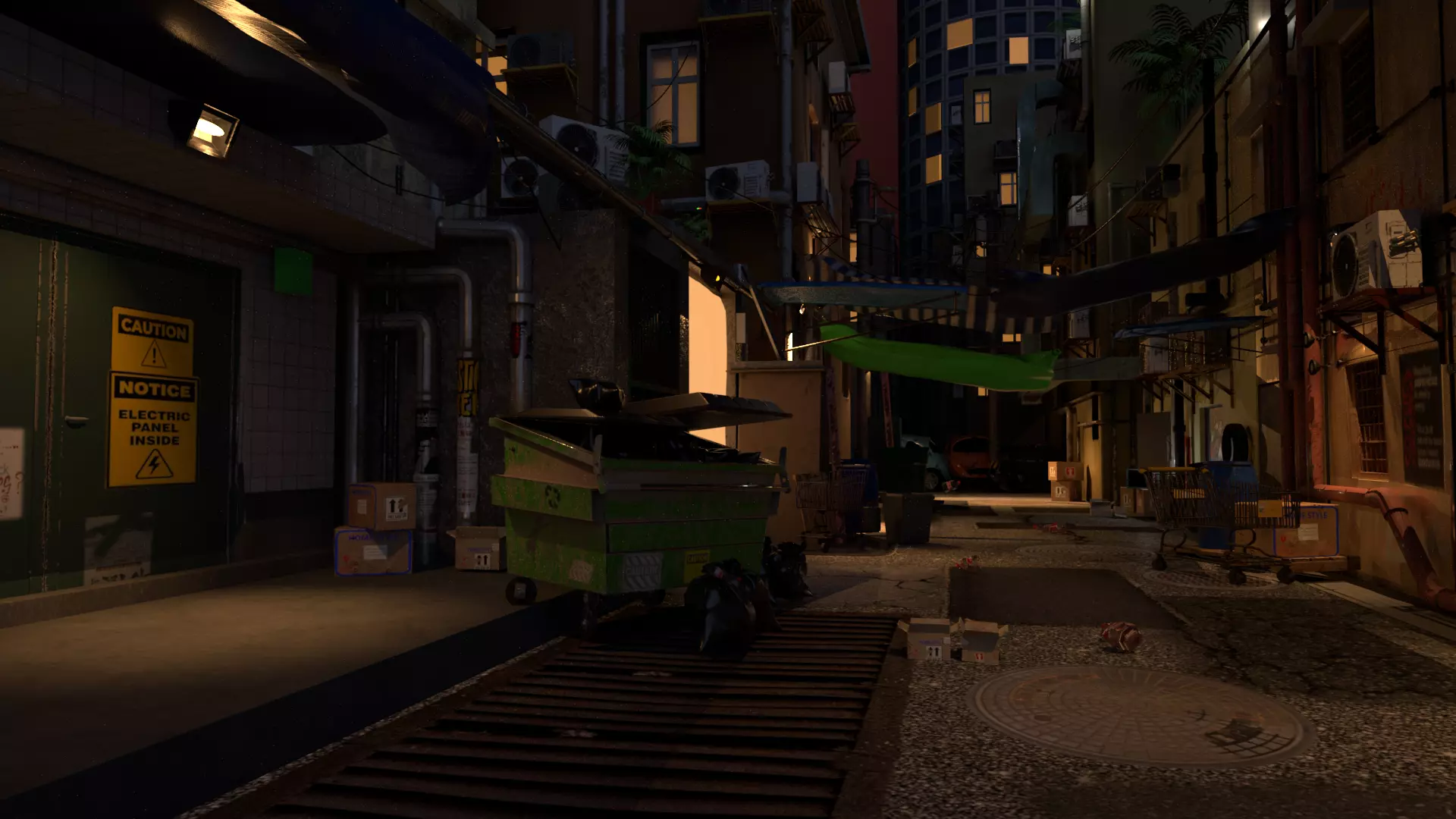 Game Envirment 3D Game Design Low-poly 3D model
