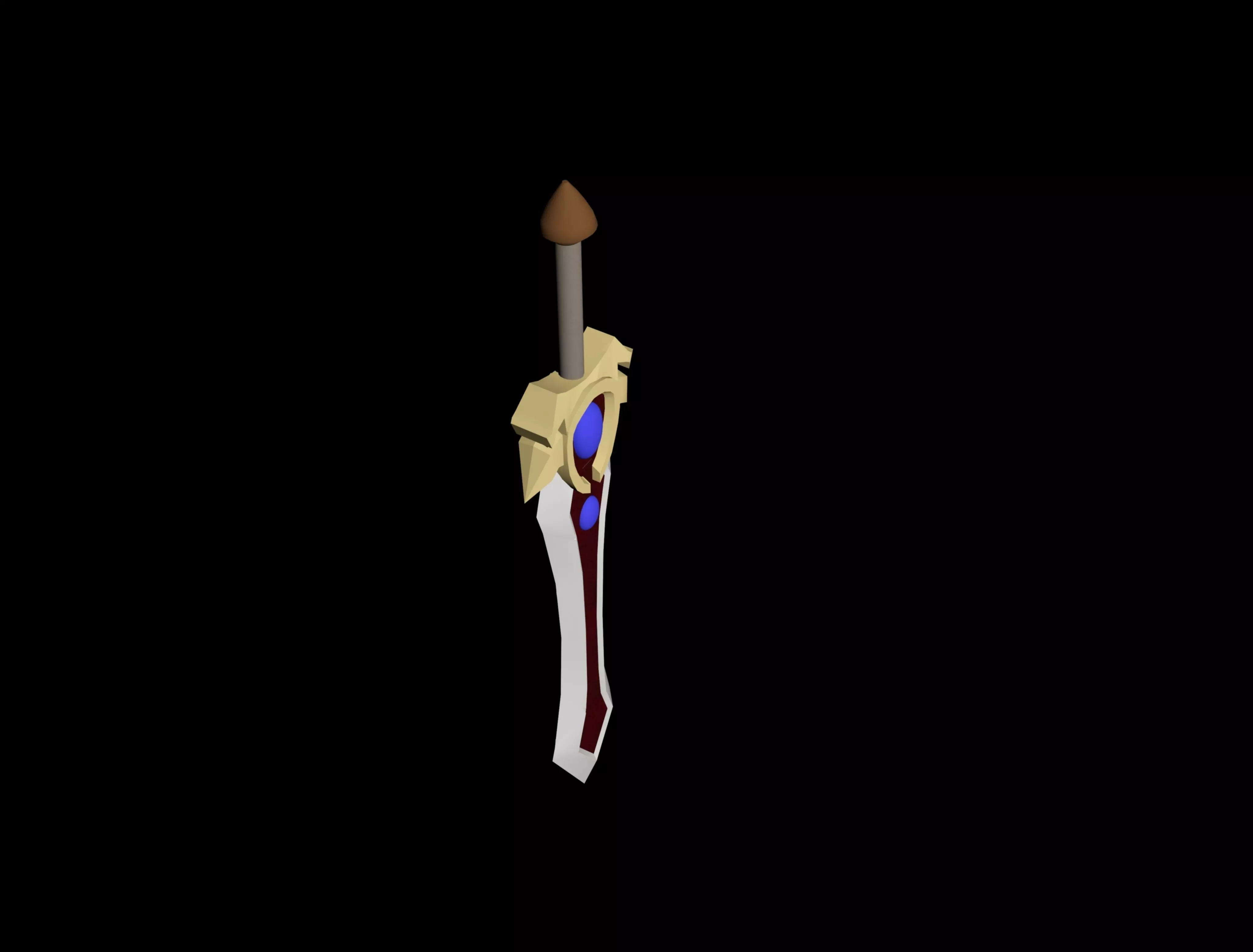 Garen Sword- league Of Legends Low-poly 3D model_0