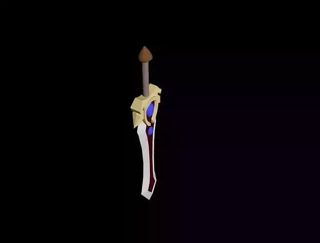 Garen Sword- league Of Legends Low-poly 3D model