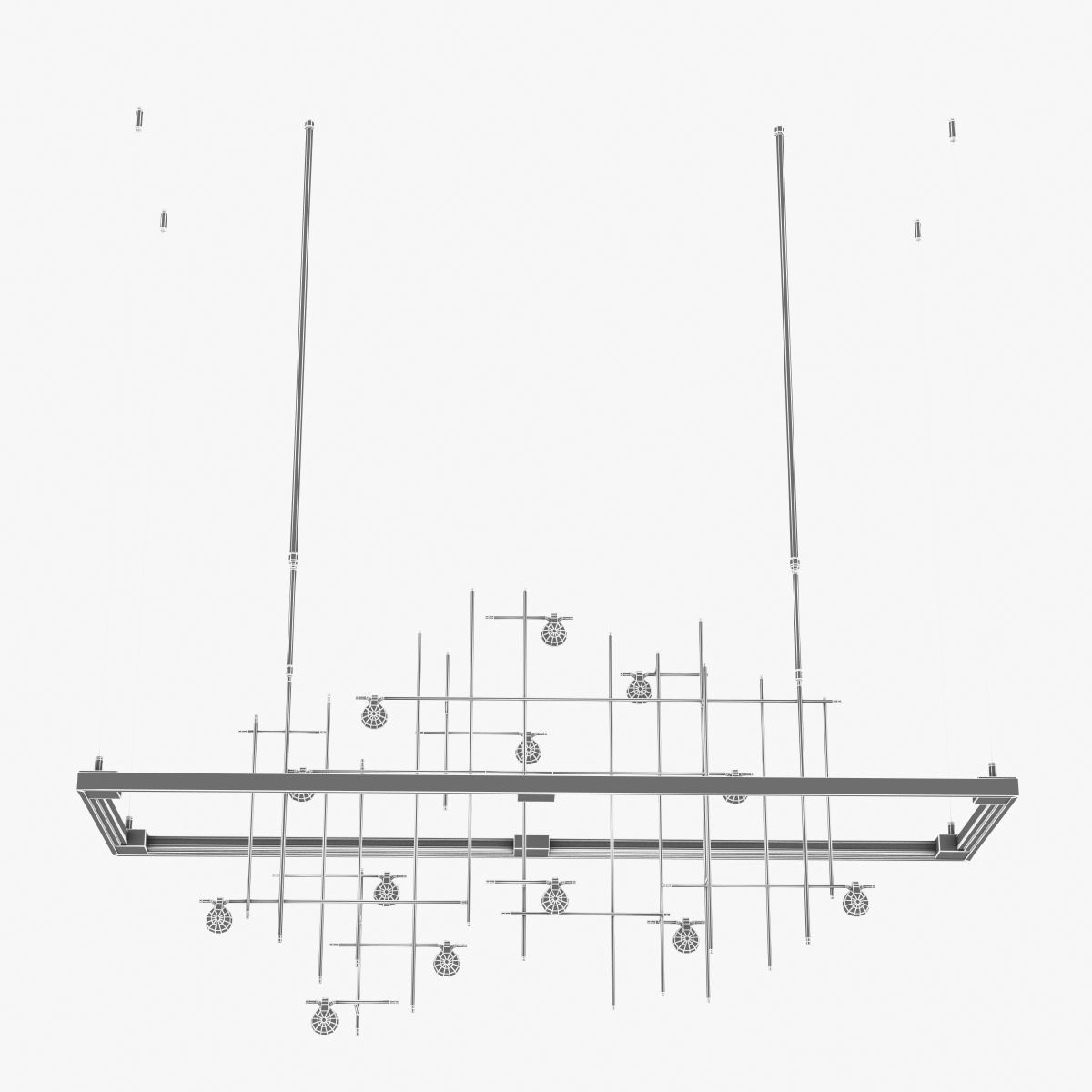 Hubbardton forge spring led pendant 3D model_7