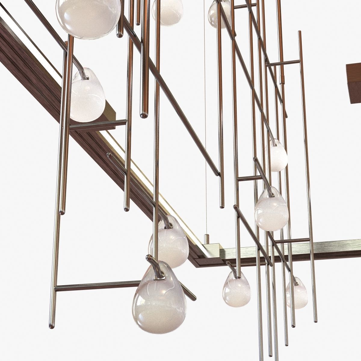 Hubbardton forge spring led pendant 3D model_5