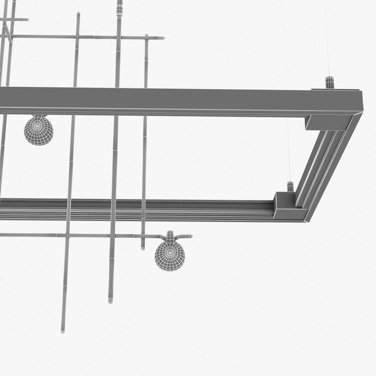 Hubbardton forge spring led pendant 3D model_9