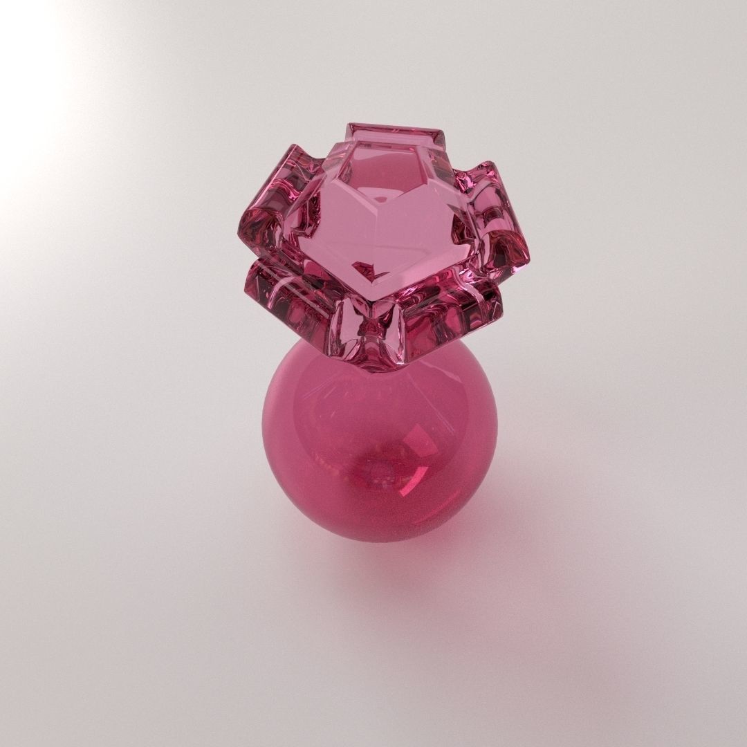 Perfume Bottle v3 3D model_1