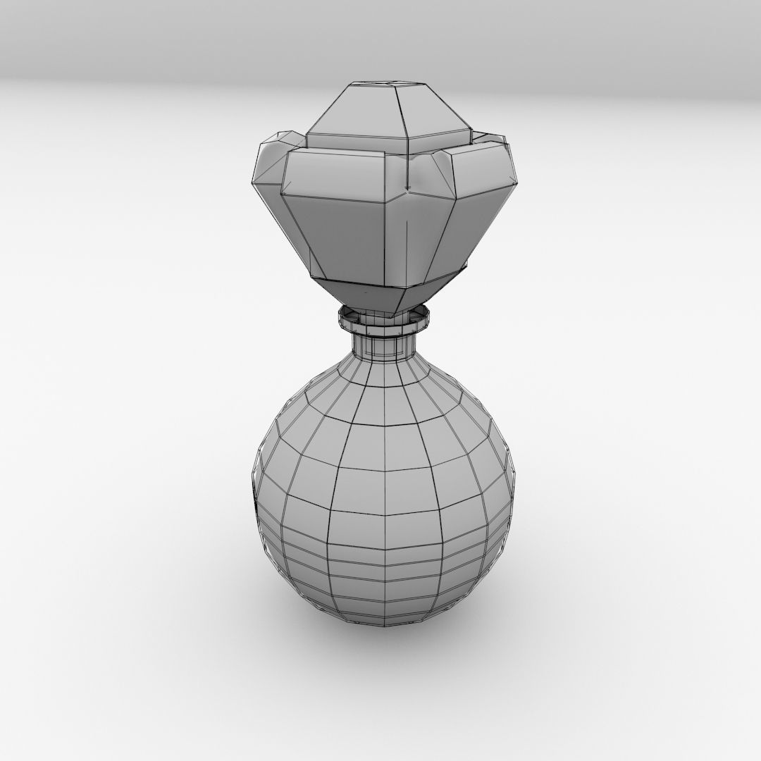 Perfume Bottle v3 3D model_4