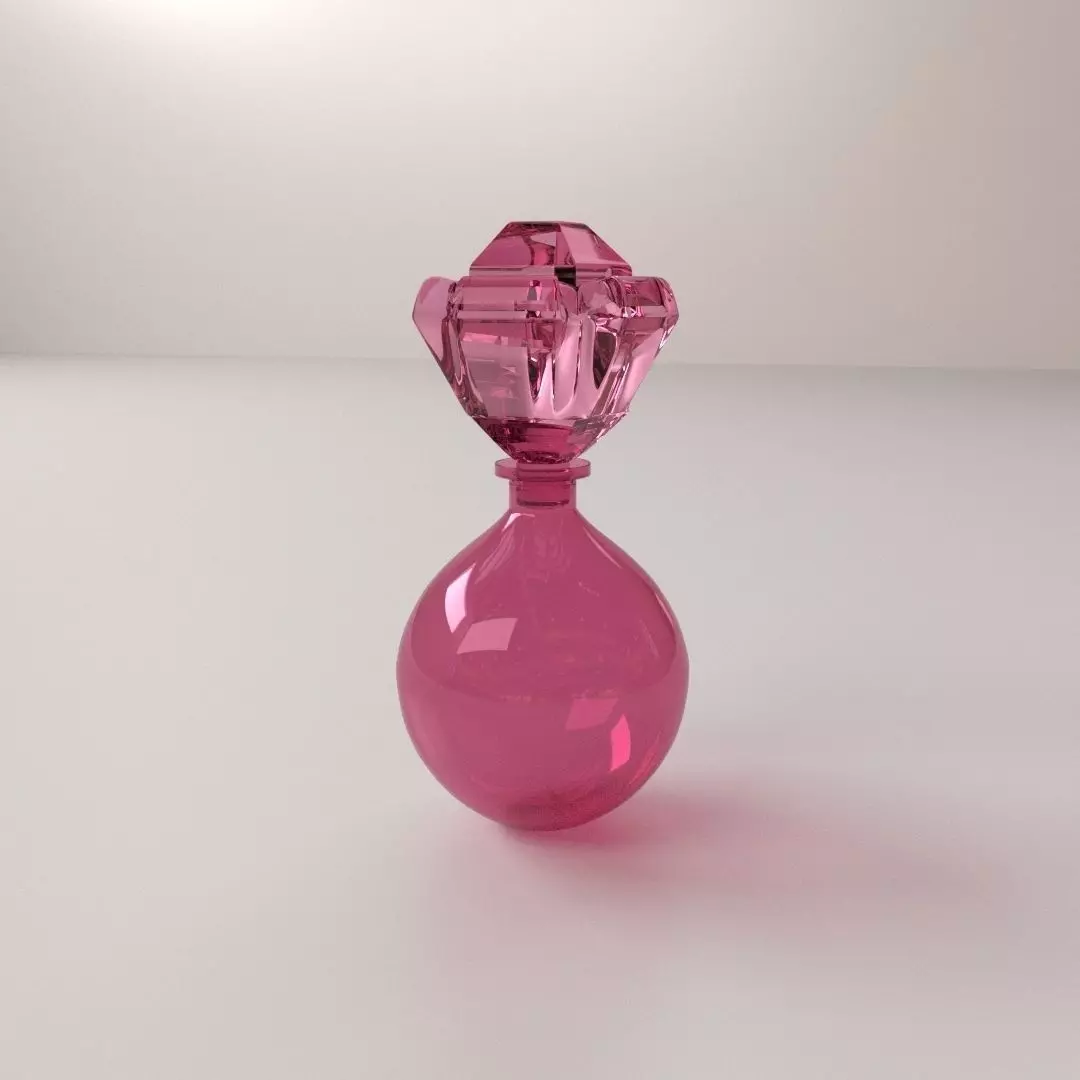 Perfume Bottle v3 3D model_0