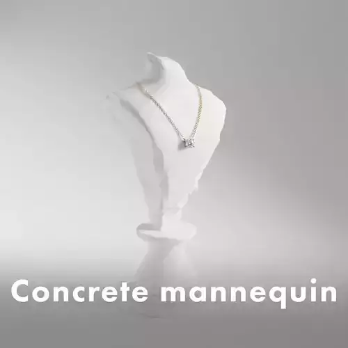 Roman Style Concrete female neck Mannequin