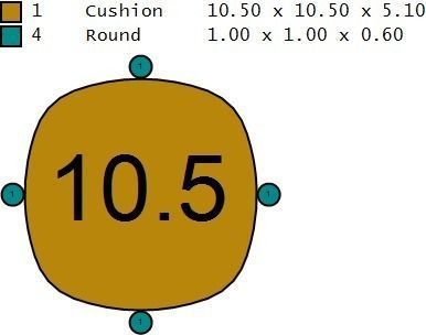 Ring with a jewel 3D print model_4