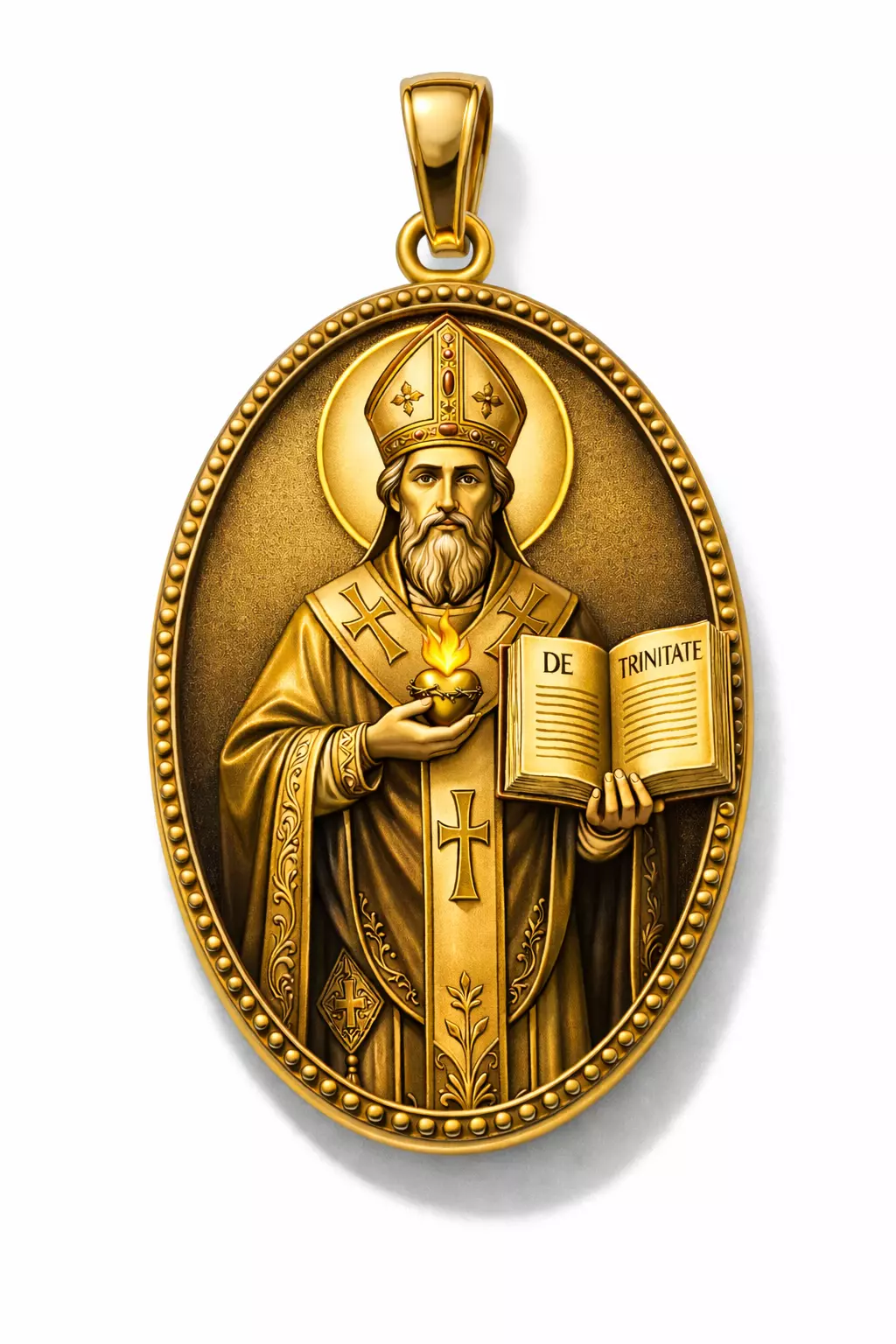Pendant Saint Patrick 3d Model St Patrick Religious 3D print model