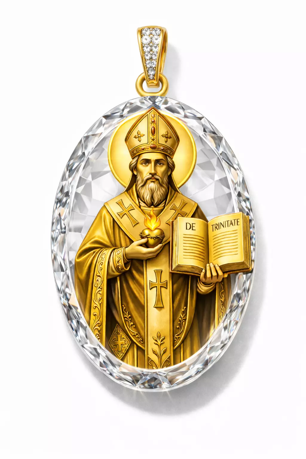 Pendant Saint Patrick 3d Model St Patrick Religious 3D print model