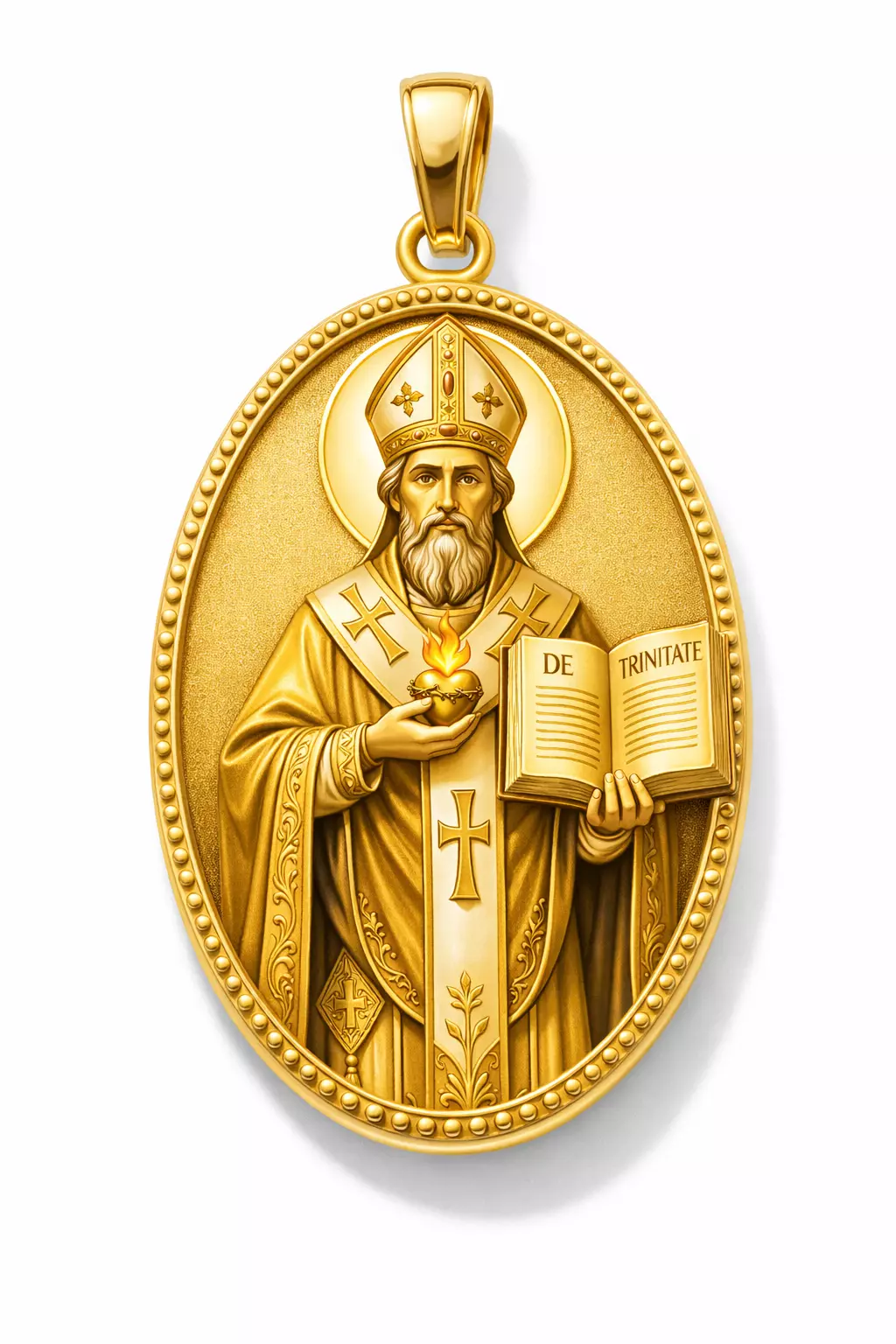 Pendant Saint Patrick 3d Model St Patrick Religious 3D print model