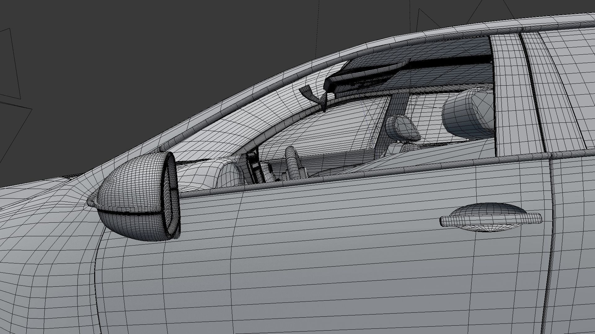 2016 Volkswagon GOLF GTI BLACK 3D model_5