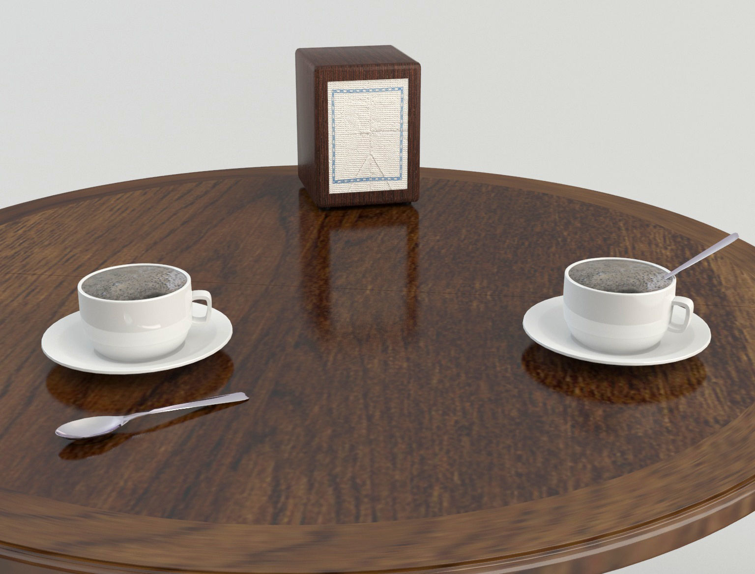 Table Chairs - Tavern Bar 2 3D model_3