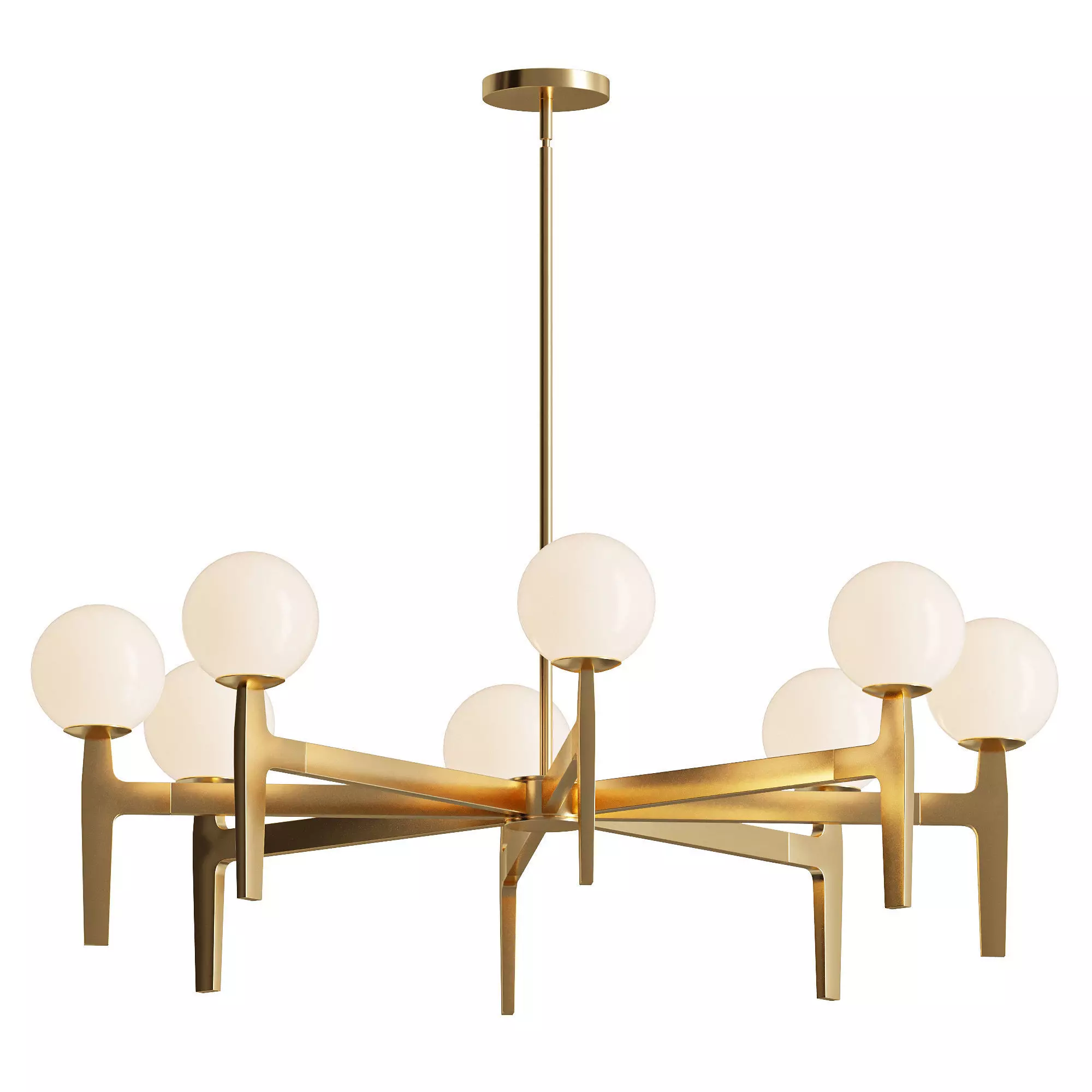 Matteo Scriben LED Pendant 8 heads 3D model