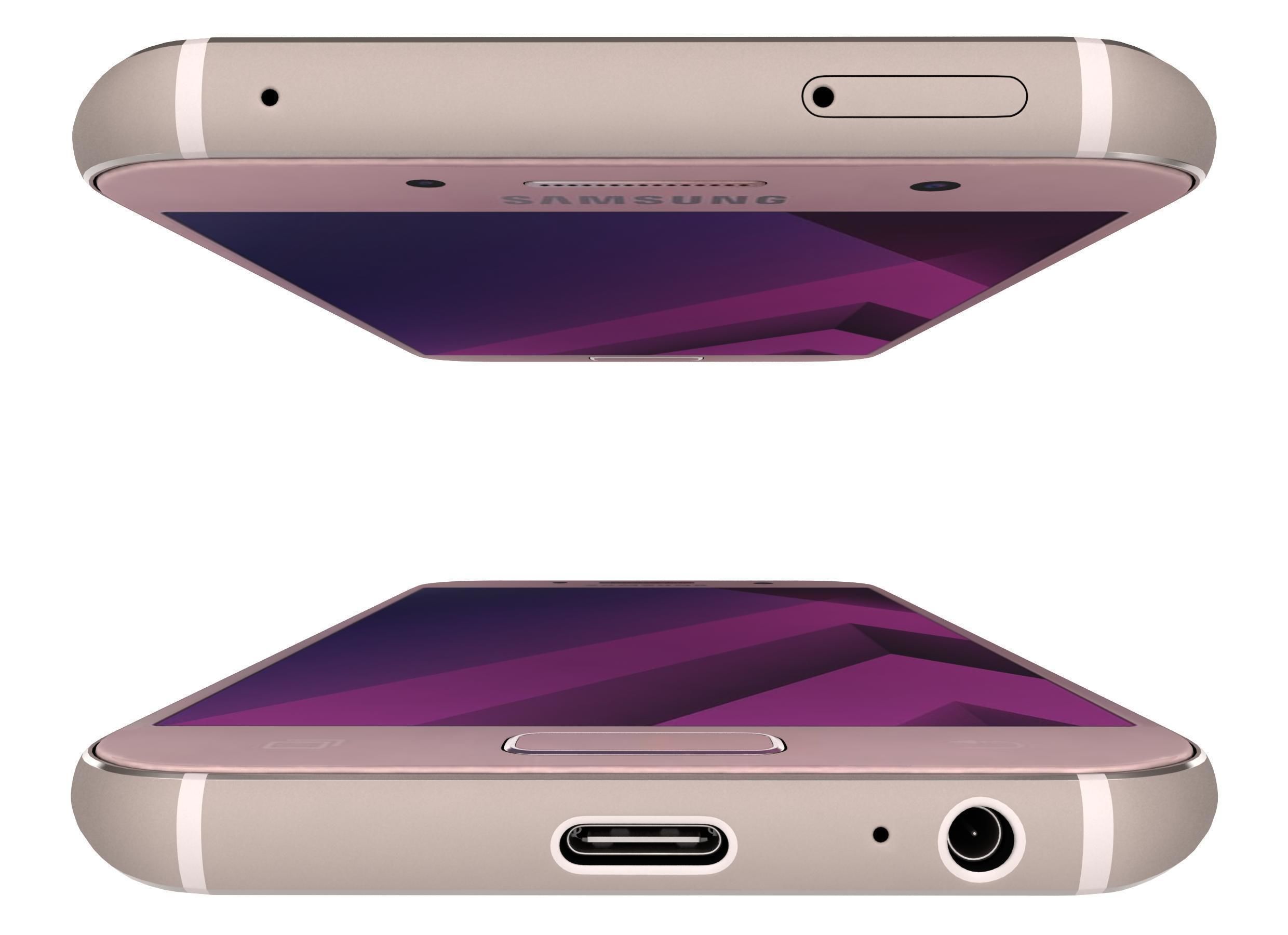 Samsung Galaxy A3 2017 All Colors 3D model_14