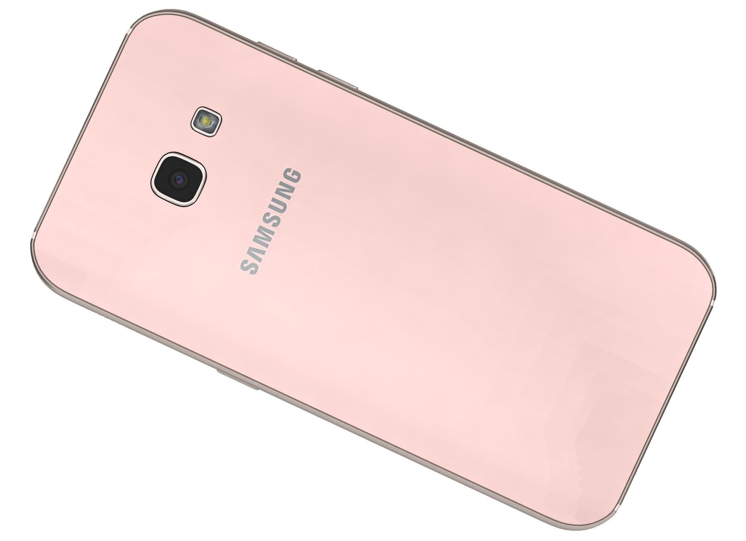 Samsung Galaxy A3 2017 All Colors 3D model_21