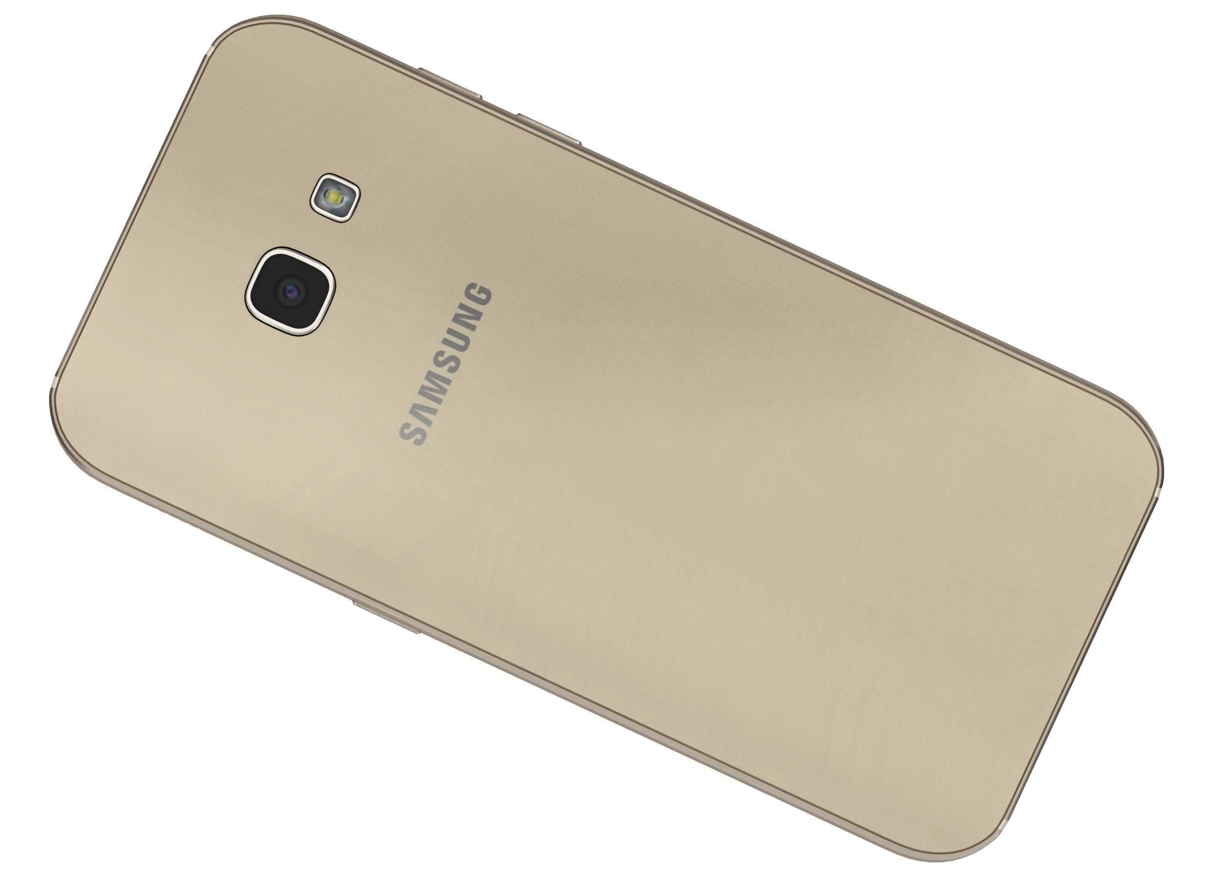 Samsung Galaxy A3 2017 All Colors 3D model_20