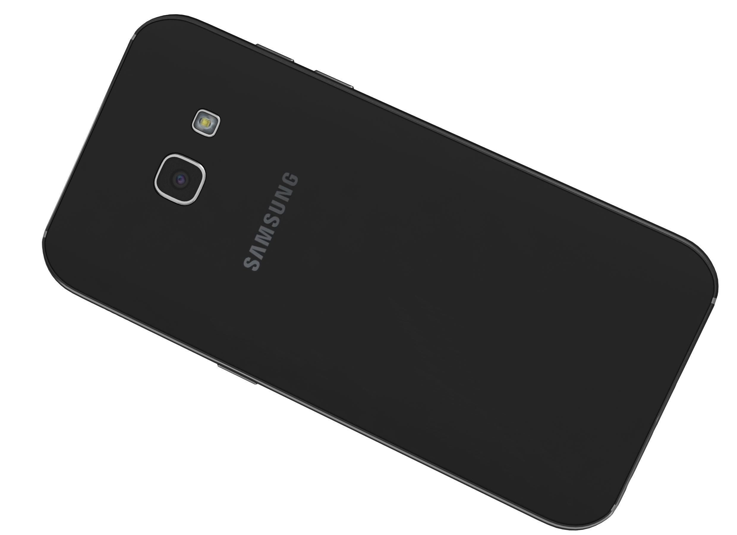 Samsung Galaxy A3 2017 All Colors 3D model_19