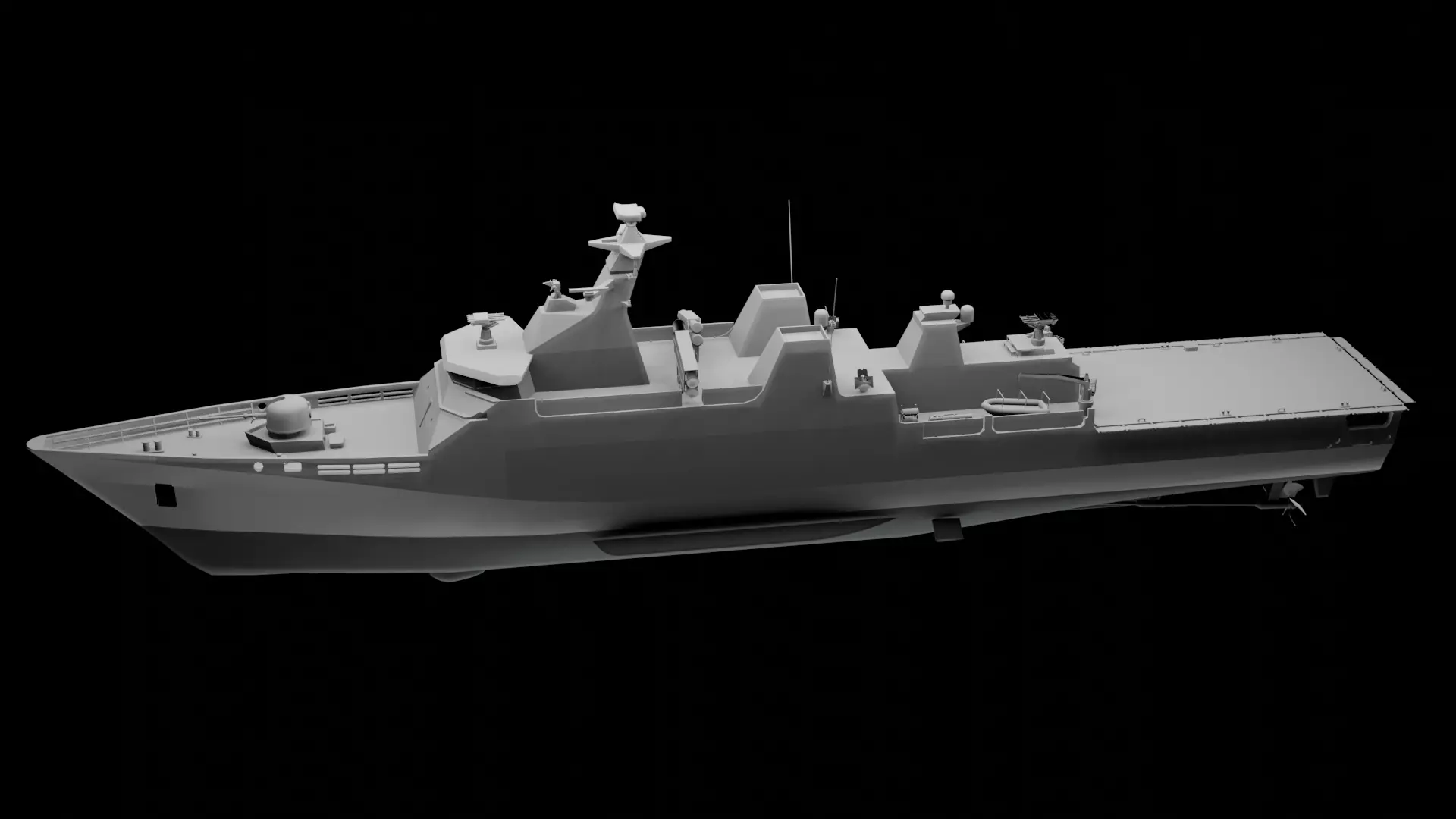 KRI Diponegoro SIGMA 9113 Ship 3D print model