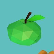 Food set bottle and chopsticks Low-poly 3D model_18