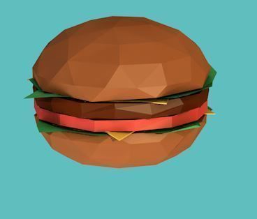 Food set bottle and chopsticks Low-poly 3D model_8