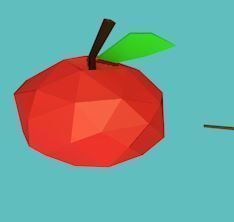 Food set bottle and chopsticks Low-poly 3D model_17