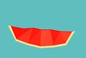 Food set bottle and chopsticks Low-poly 3D model_3