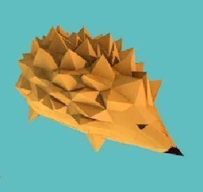 Animal horse Low-poly 3D model_15