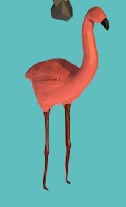 Animal horse Low-poly 3D model_12