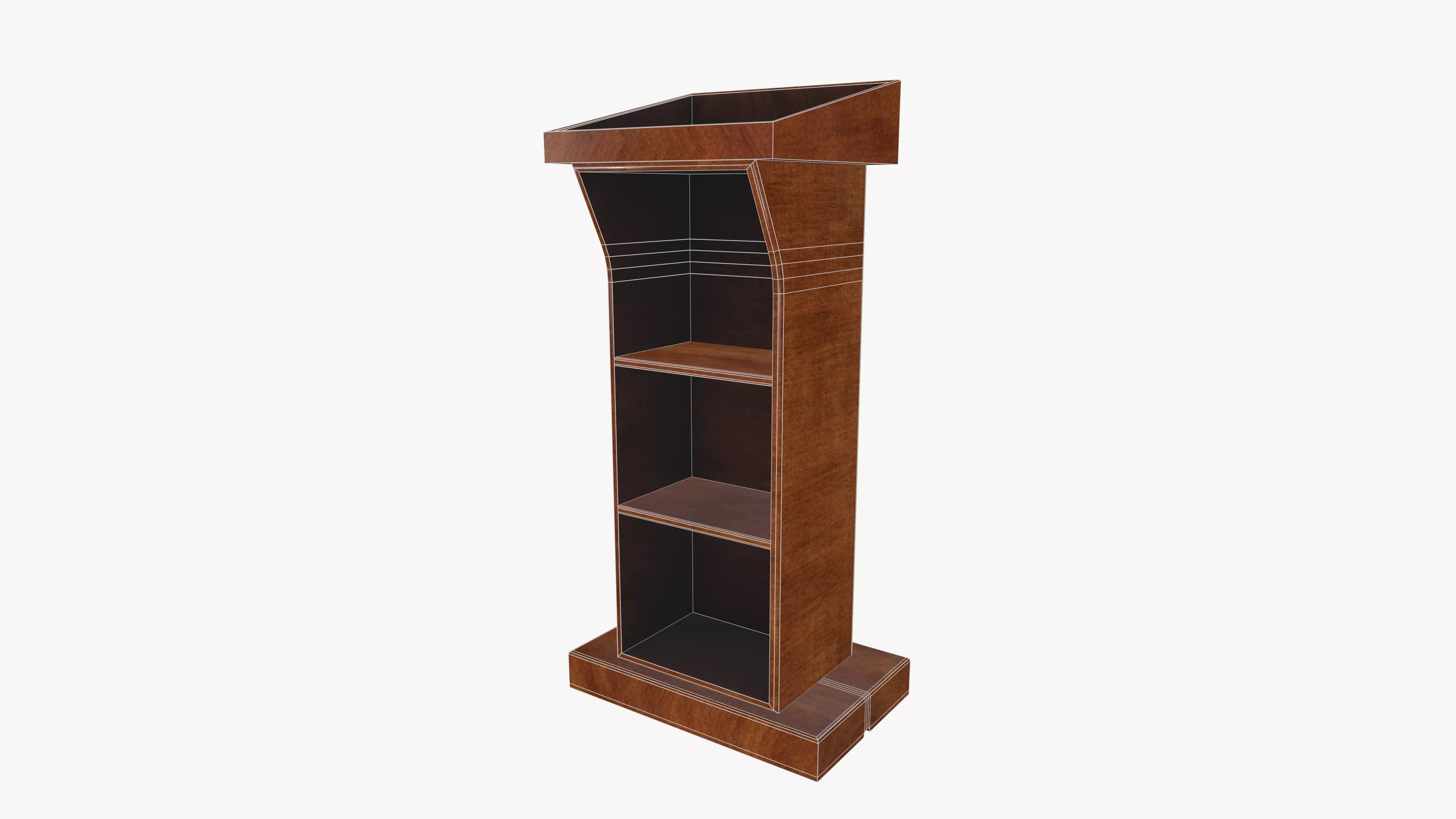 Podium Low-poly 3D model
