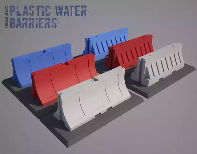 Plastic Traffic Water Barrier - Barricade