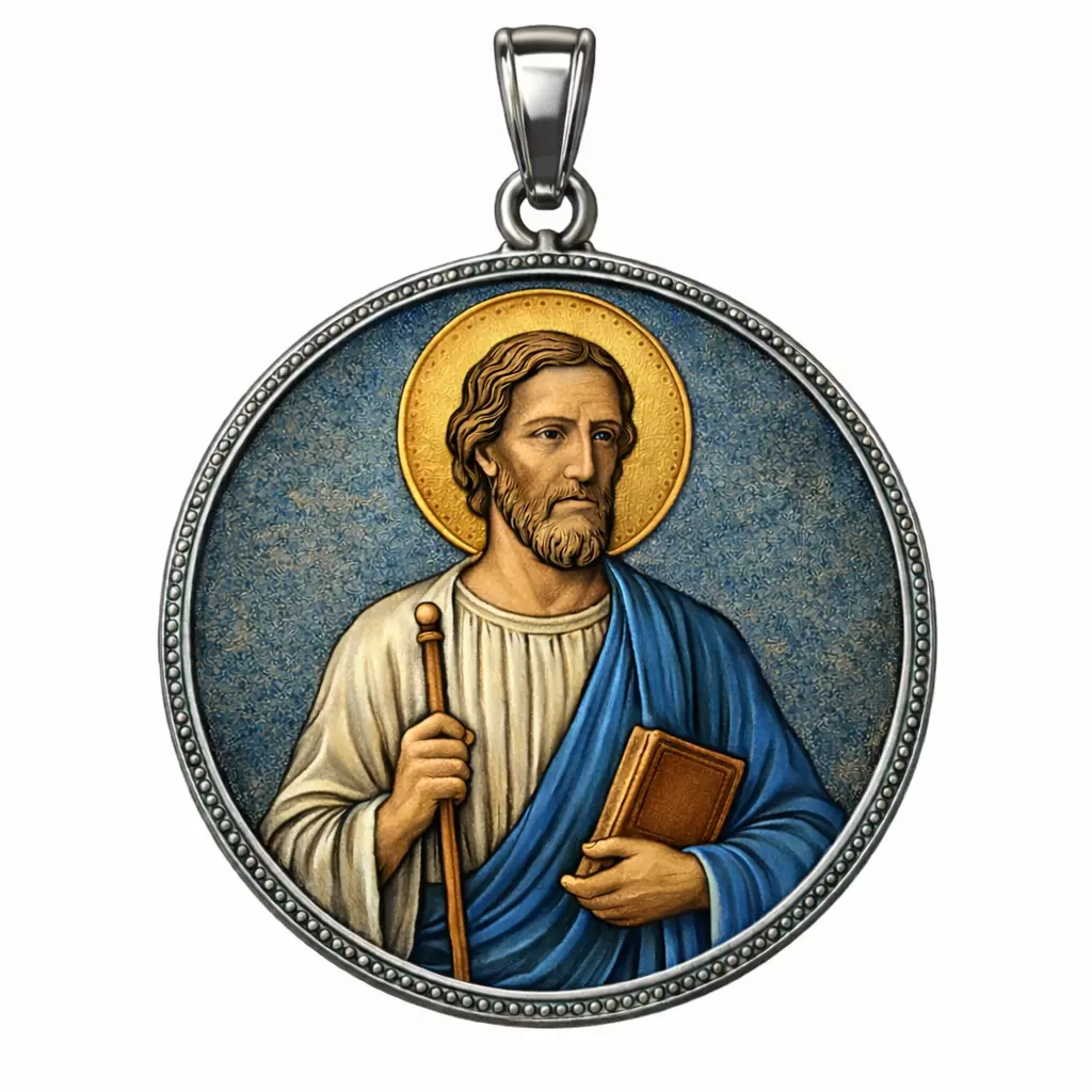 Pendant Saint Joseph Pendant Religious Saint Jude Pendant 3D print model