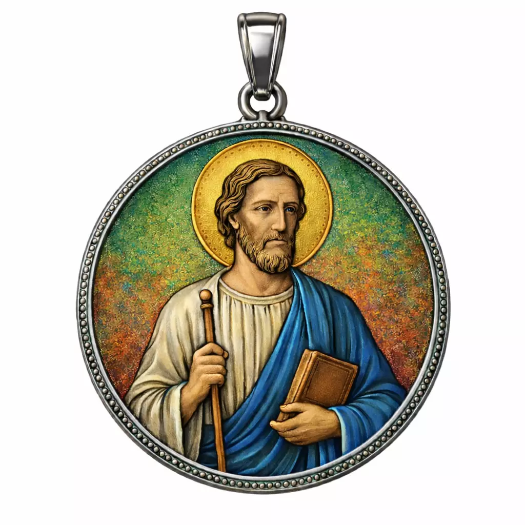 Pendant Saint Joseph Pendant Religious Saint Jude Pendant 3D print model